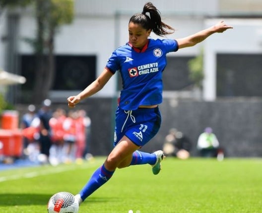 Erica Gomes durante el partido vs Pumas