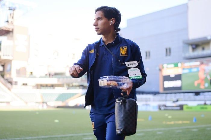 Diego Lainez previo al juego de Leagues Cup 