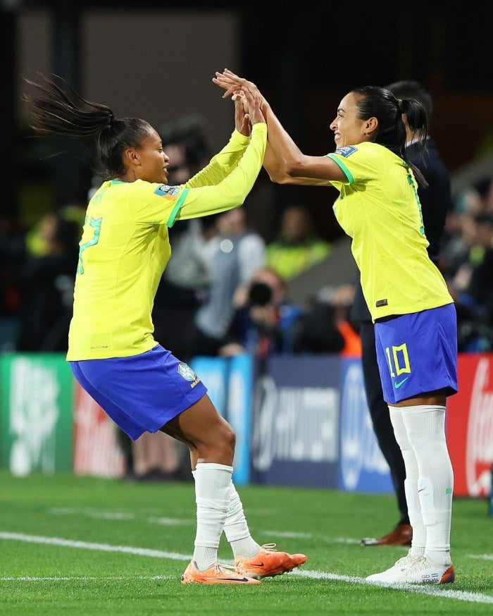 Marta es la máxima goleadora de Brasil 