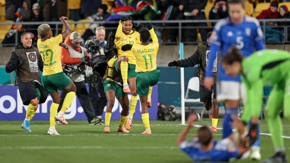 ¡Las Banyana Banyana hacen historia! Sudáfrica vence a Italia y clasifica a 8vos de Final del Mundial Femenil