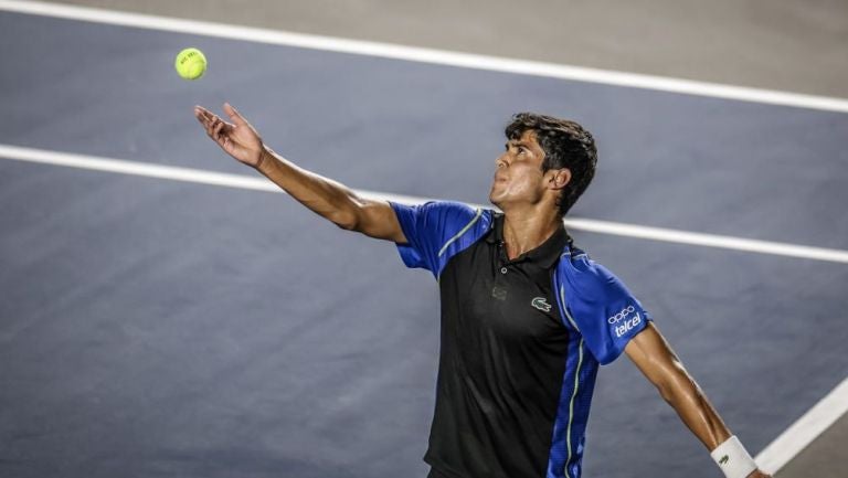 Rodrigo Pacheco jugando el Abierto de Los Cabos 