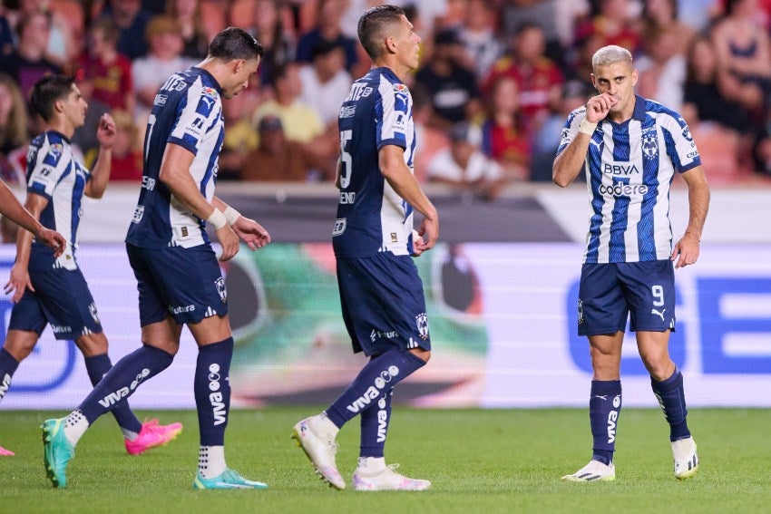 Berterame en celebración de gol