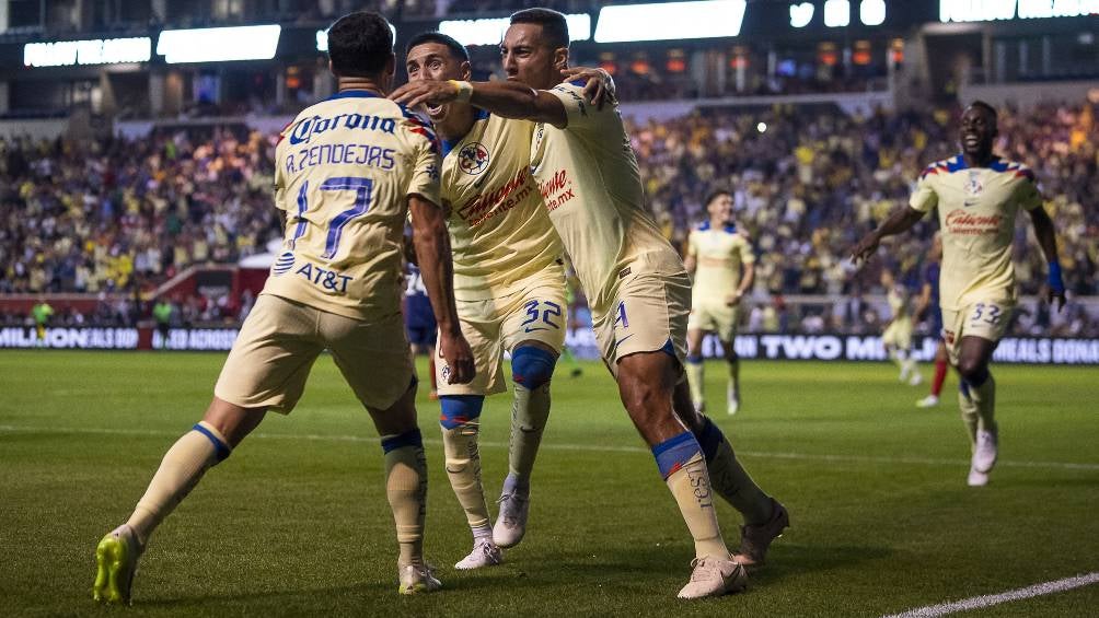 América festeja la victoria 