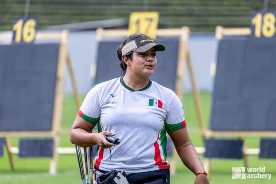 Andrea Becerra en el Mundial de Berlín