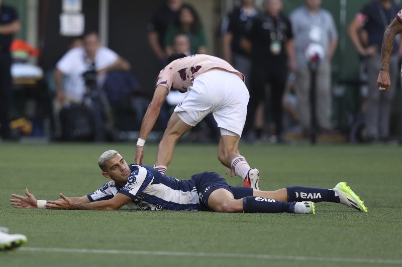 Berterame enfrentando al Portland Timbers 