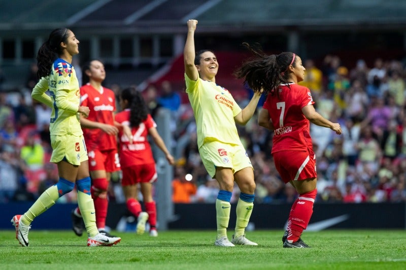 América venciendo al Toluca 