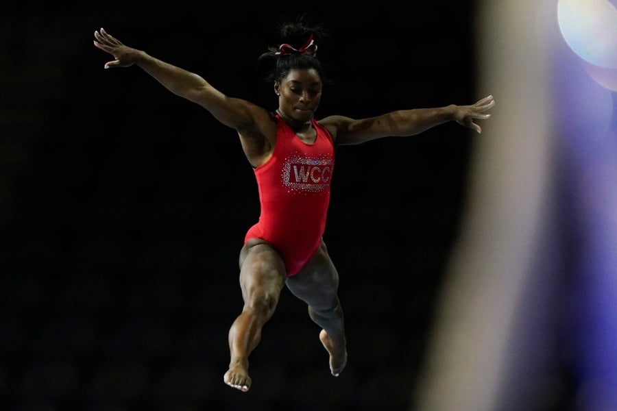 La gimnasta de 26 años ha vuelto