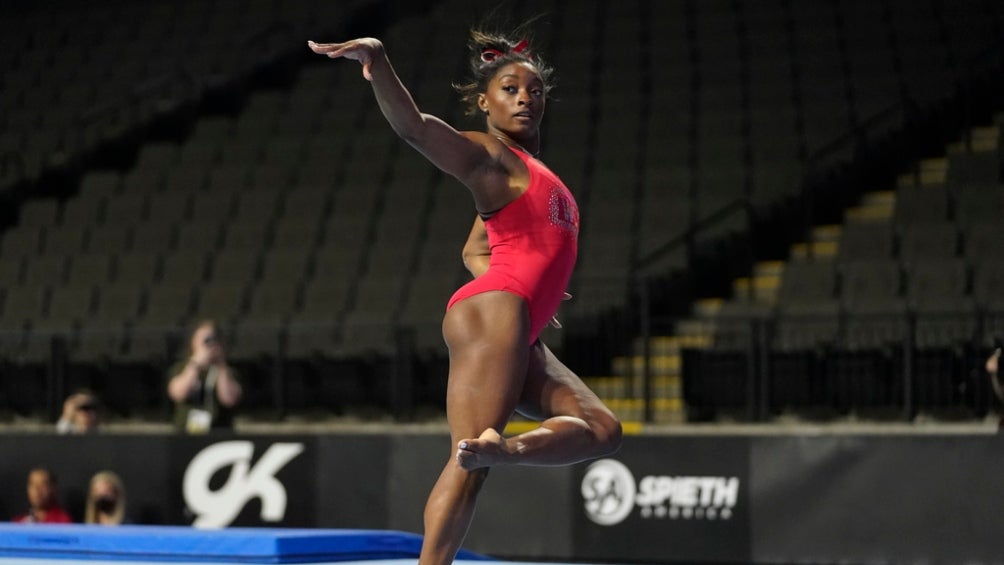 Simone Biles regresa tras su 'parón' desde los Juegos Olímpicos de Tokyo 2020