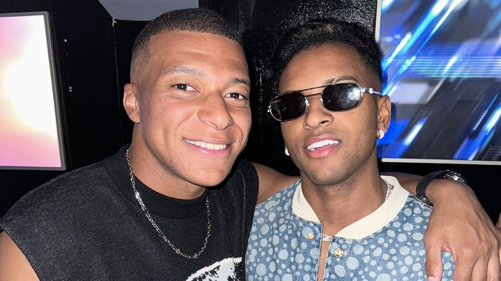 Mbappé y Rodrygo de fiesta