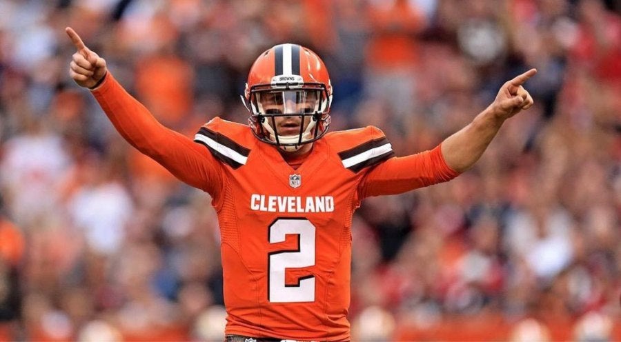 Manziel estuvo en los Cleveland Browns de 2014 a 2016