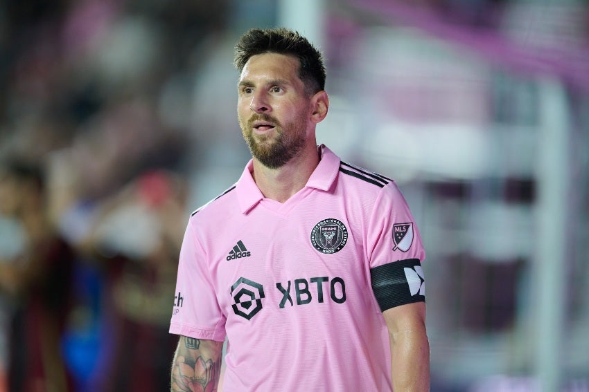 Messi en un partido del Inter Miami