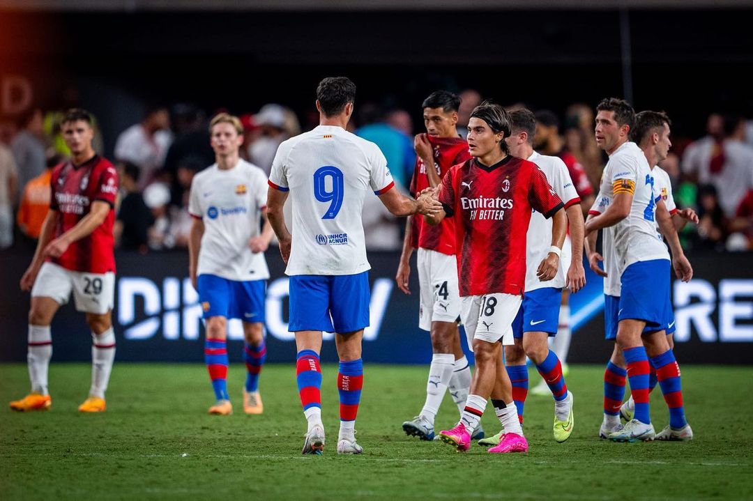 Robert jugando con el FC Barcelona