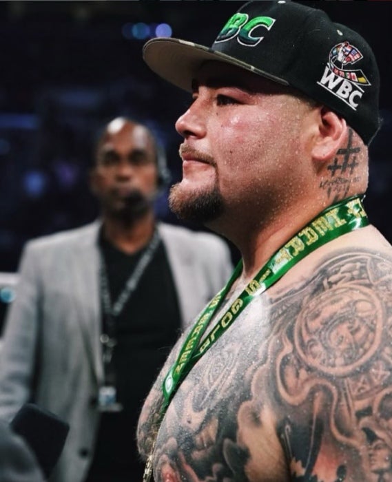 Andy Ruiz tras una pelea