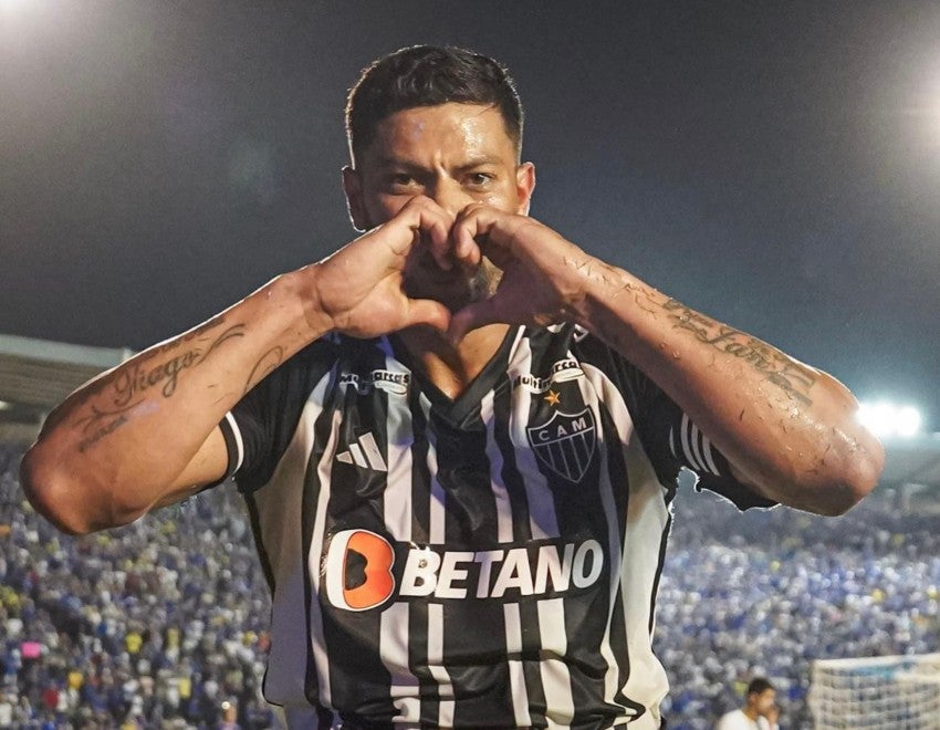 El brasileño jugando con el Atlético Mineiro 