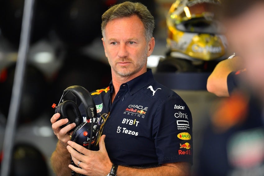 Horner en un GP de F1