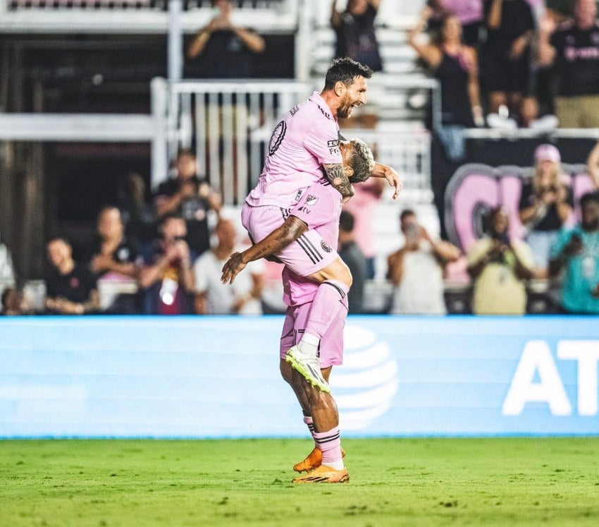 Messi en el juego de Leagues Cup