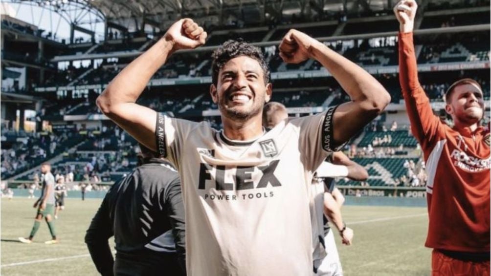 Vela celebra el campeonato con el LAFC