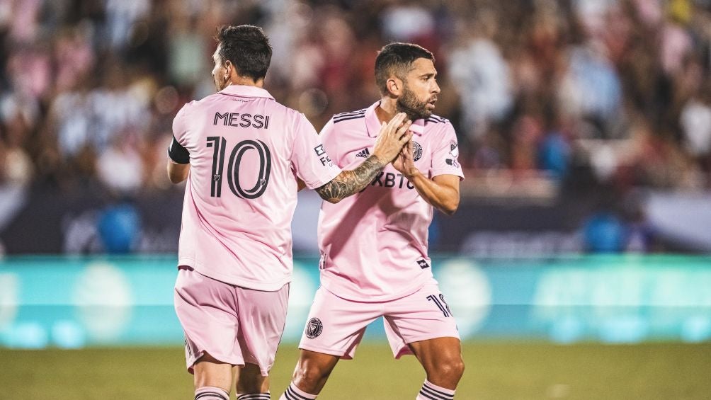 Messi y Jordi Alba con Inter Miami