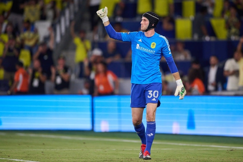 Elliot en el partido frente a América 