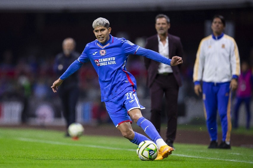 Carlos Vargas en su lesión con Cruz Azul