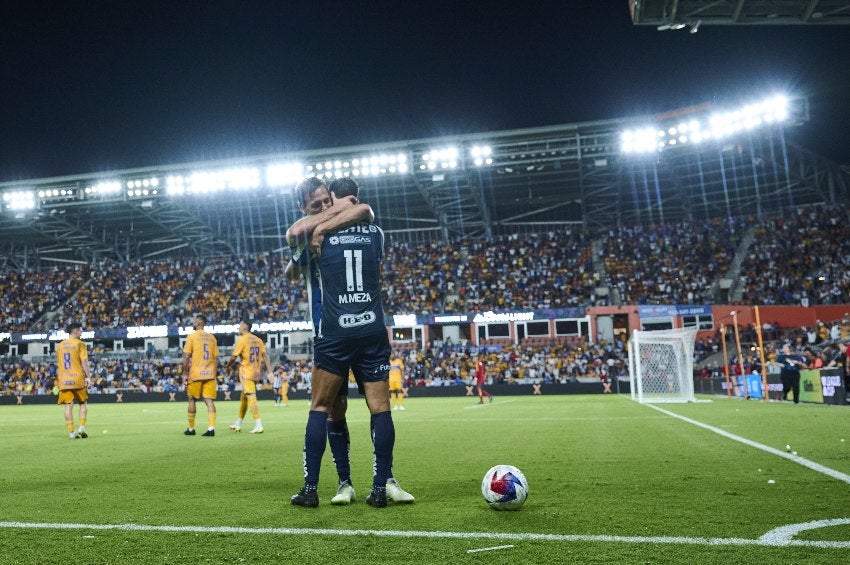 Canales en celebración de gol en Leagues Cup