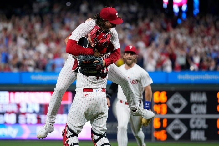 Michael Lorenzen tras el juego