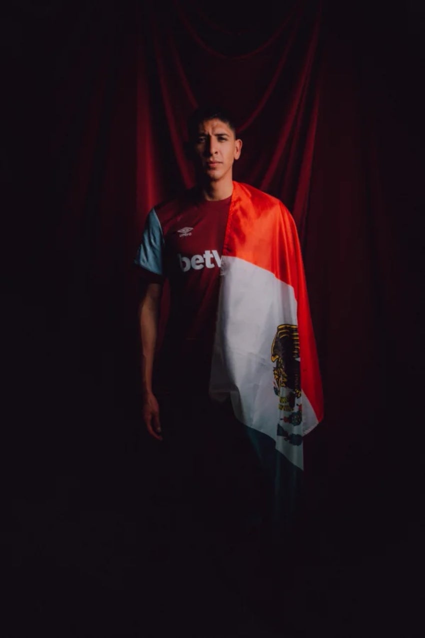 El Machín en su presentación con West Ham