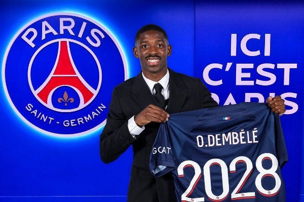 Ousmane anunciado como jugador del PSG 