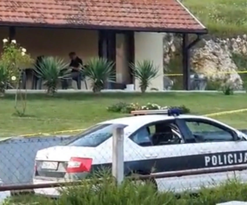 La policia ya resguarda el lugar 