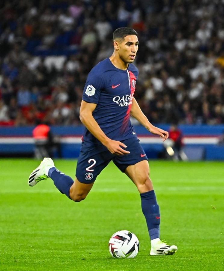 Achraf Hakimi en el PSG