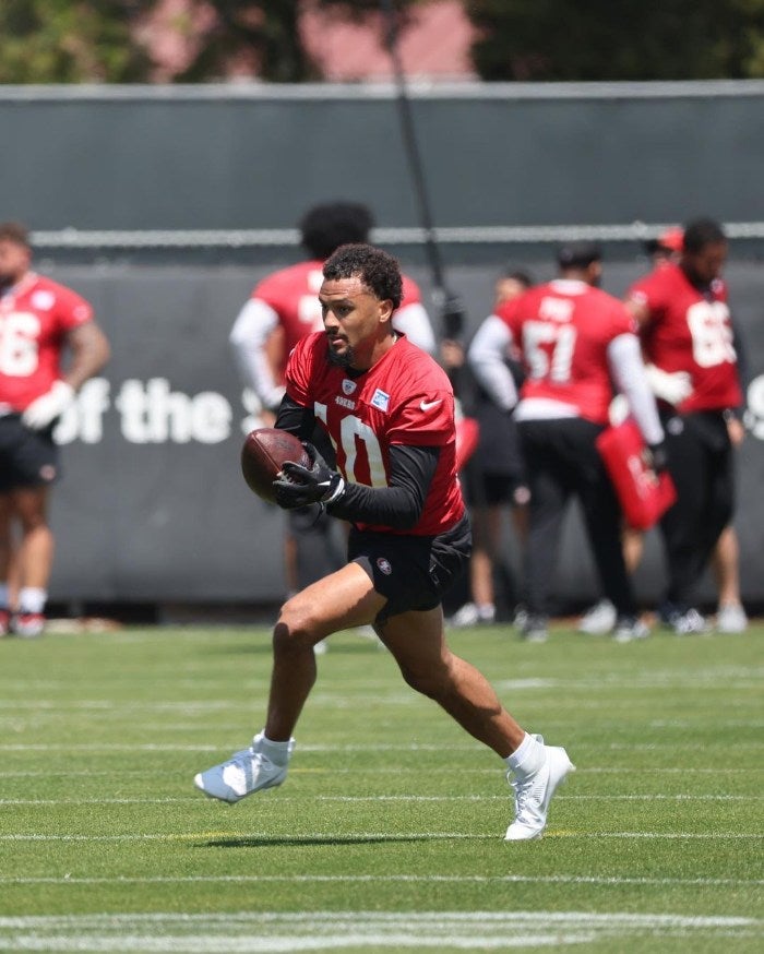 Ronnie entrenando con los 49ers