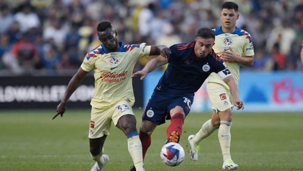 América en su partido contra Chicago Fire