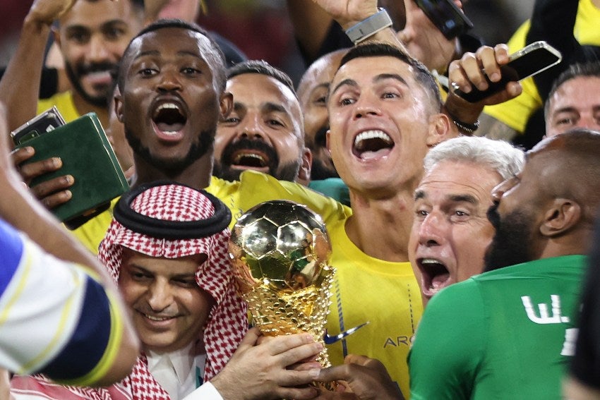 CR7 tras ser campeón con Al-Nassr