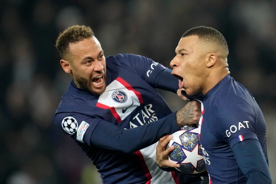 Neymar y Kylian Mbappé