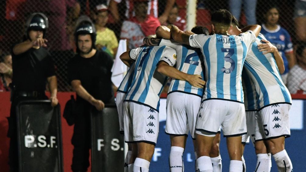 El conjunto de Avellaneda celebra su pase en la Libertadores