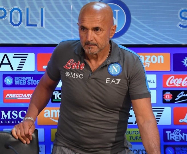 Luciano Spalletti durante una conferencia de prensa