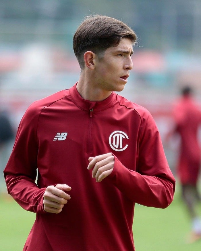 Belmonte entrenando con los Diablos Rojos del Toluca 