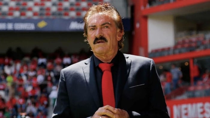 La Volpe durante un partido