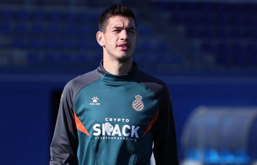 'Cachorro' en entrenamiento con el Espanyol 