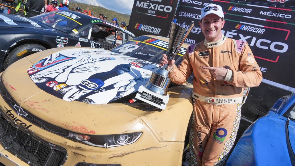 Rodrigo Rejón en el NASCAR México Series de San Luis