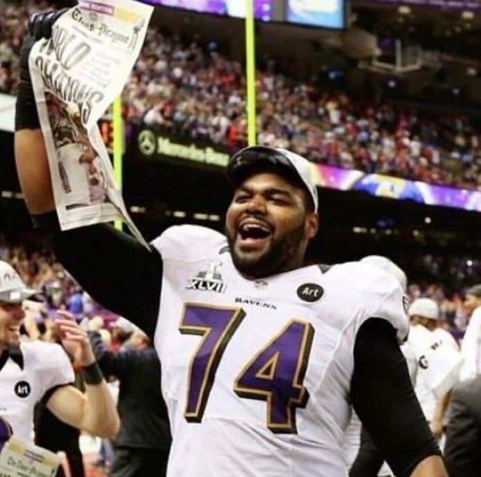 Michael Oher ganó un Super Bowl con los Ravens