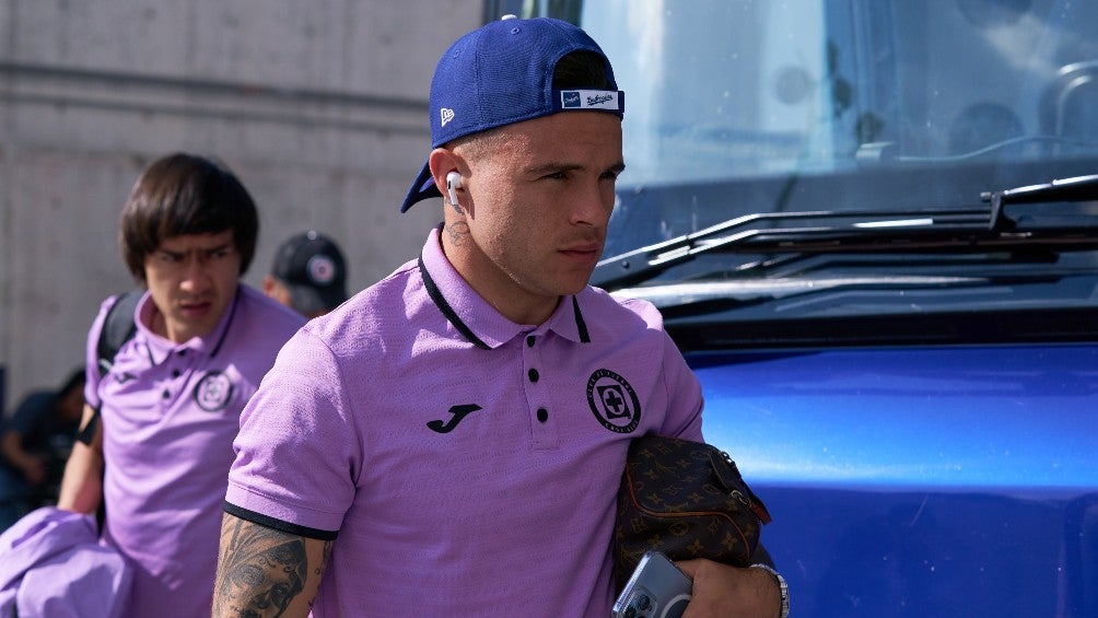 Christian Tabó previo a un partido con Cruz Azul