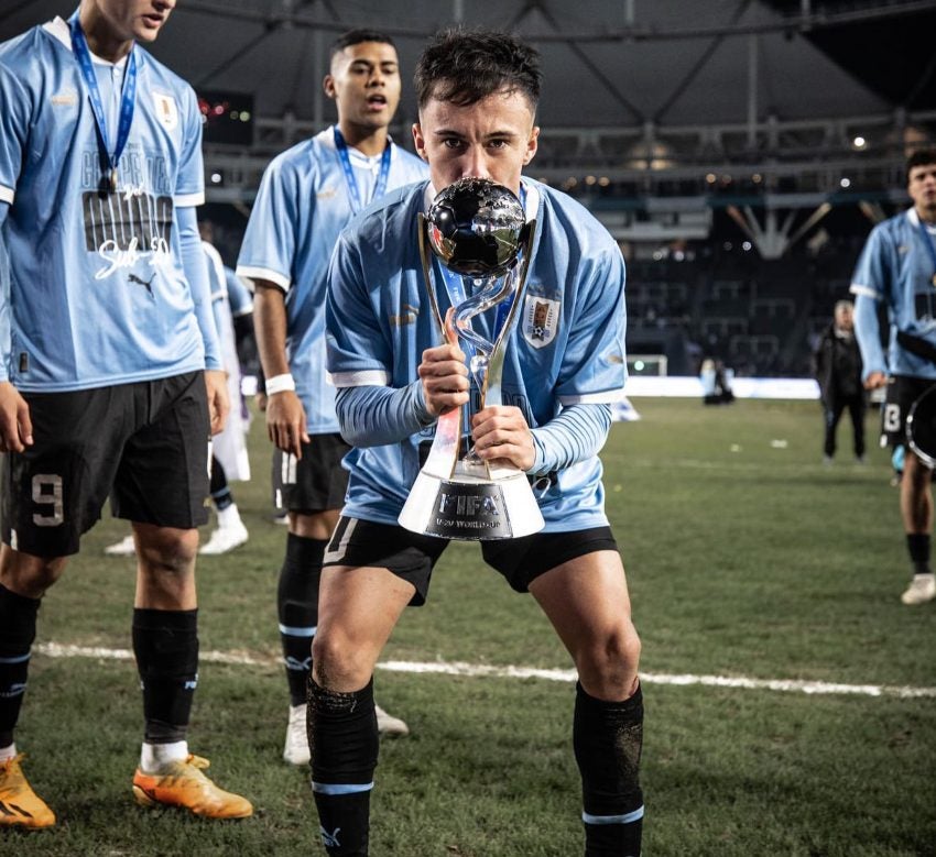 Cepillo González, Campeón del Mundo con Uruguay Sub 20