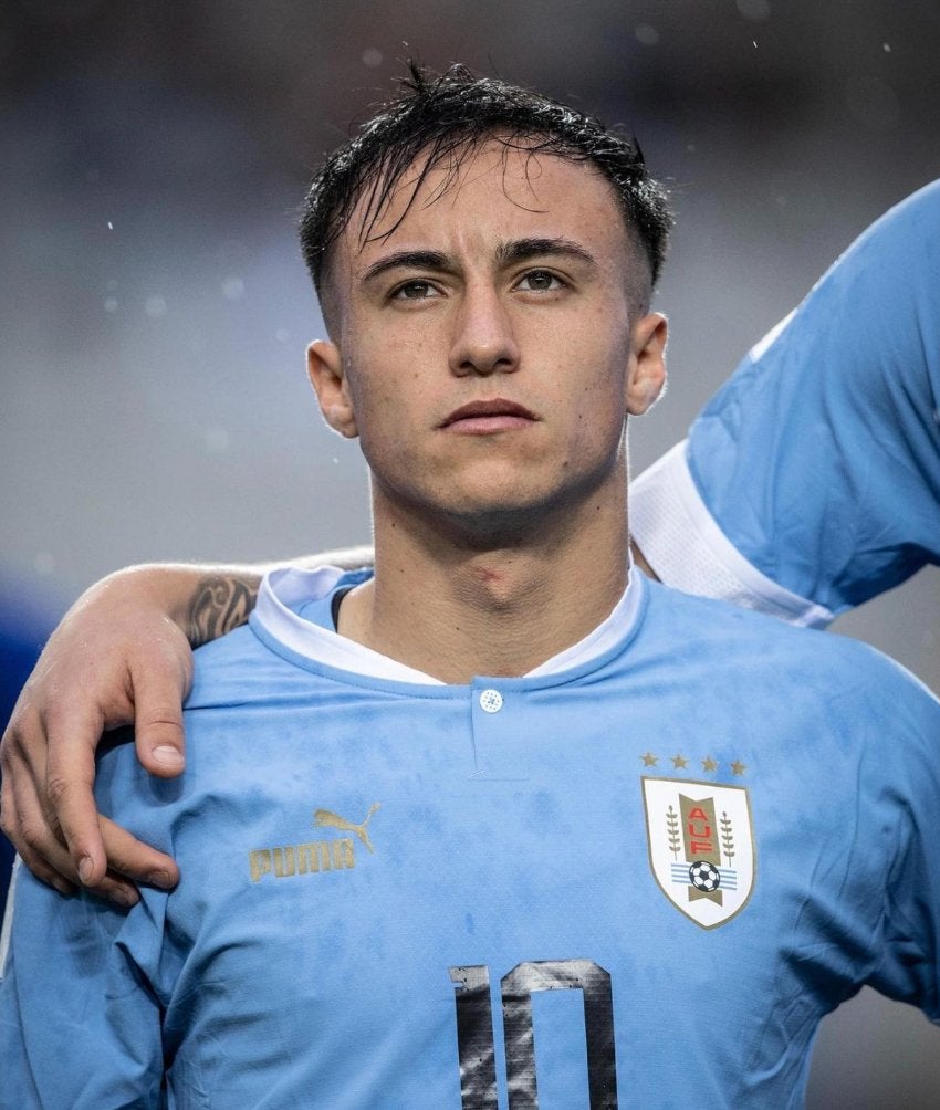 Franco 'Cepillo' González con Uruguay en el Mundial Sub 20