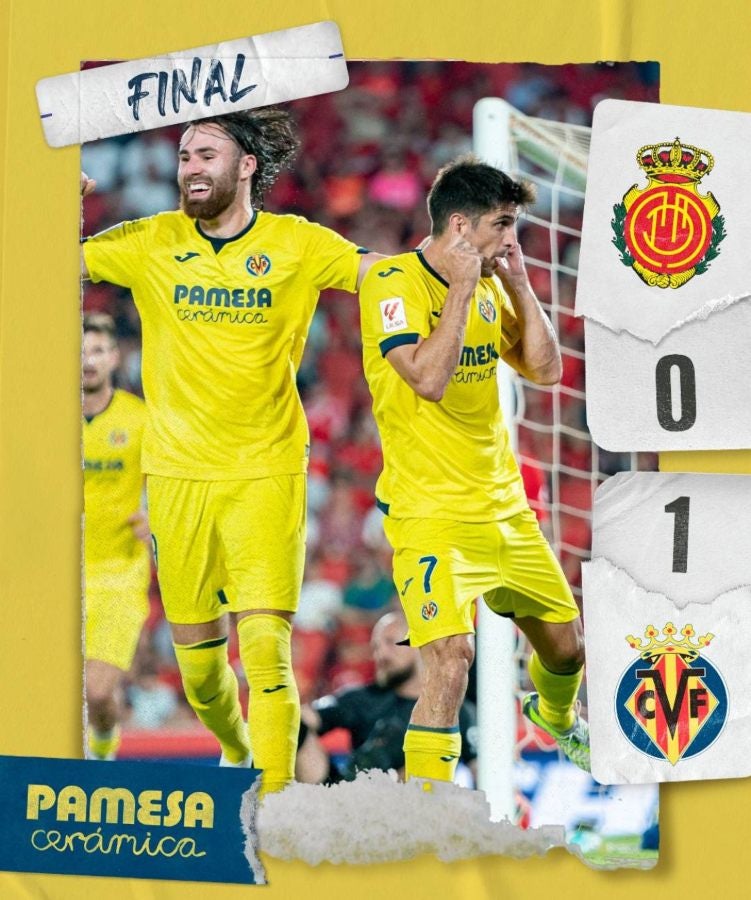 Villarreal venció 0-1 a Mallorca