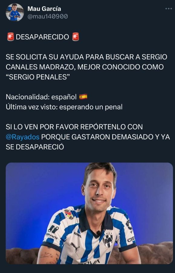 Sergio Canales es apodado "Sergio Penales"