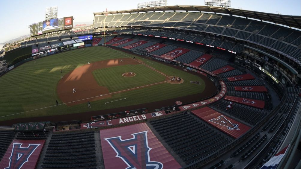 El estadio de Los Angeles Angels