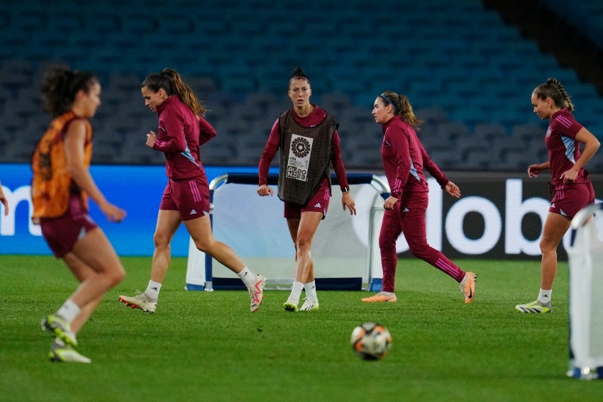 Entrenamiento de la Selección Española 