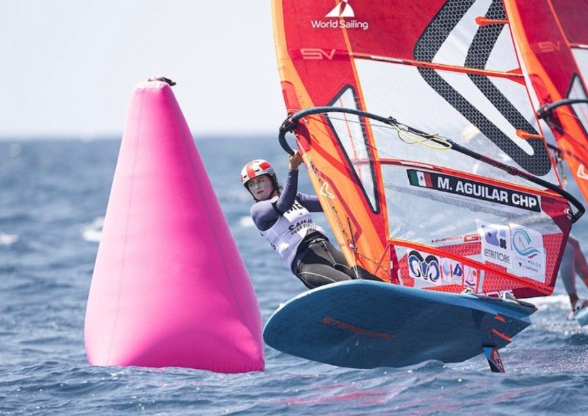 Aguilar en el Mundial de Vela 