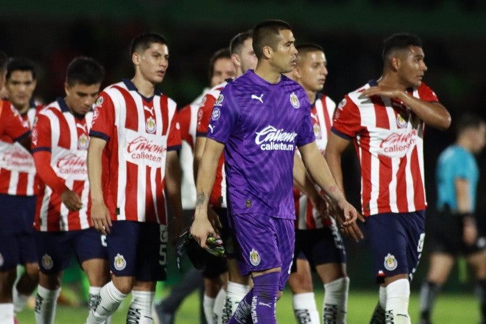 Chivas tras empatar contra el FC Juárez